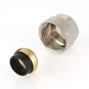 ᐉ Евроконус 3/4" для медных труб 15x1,0 мм VALTEC / Обжимной фитинг латунный с накидной гайкой и резиновым уплотнением для подключения коллектора ✔️ фото | ⏩ Pro-Greem