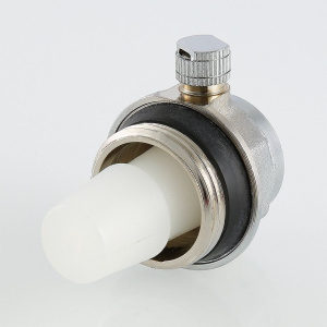 ᐉ Воздухоотводчик автоматический 1" нар.р. (левый) VALTEC для радиатора отопления / Кран Маевского на отопительную батарею (сбросник воздуха) ✔️ фото | ⏩ Pro-Greem