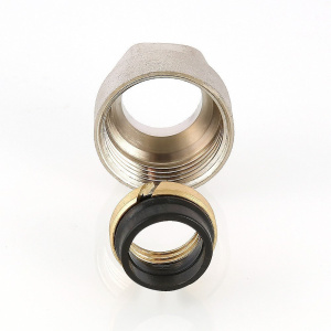 ᐉ Евроконус 3/4" для медных труб 15x1,0 мм VALTEC / Латунный фитинг обжимной с накидной гайкой и резиновым уплотнением для подключения коллектора ✔️ фото | ⏩ Pro-Greem