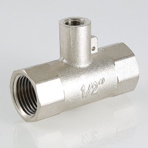 ᐉ Тройник 3/4" х M10 х 3/4" вн.р. VALTEC для погружного термодатчика / Латунный фитинг для подключения датчика температуры счетчика отопления квартиры ✔️ фото | ⏩ Pro-Greem