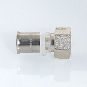 ᐉ Пресс-фитинг 32 мм с накидной гайкой 1 1/4" в.р. для труб из сшитого полиэтилена и металлопласта 32(3,0) VALTEC для подключения сантехники ✔️ фото | ⏩ Pro-Greem