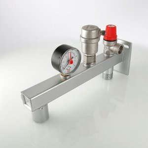 ᐉ Группа безопасности 3/4" 3 бара под расширительный бак до 50 л VALTEC арт. VT.495.0.3 ✔️ фото | ⏩ Pro-Greem