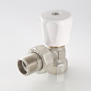 ᐉ Клапан радиаторный угловой 1/2" вн.-нар. Kvs 0,5-2,2 VALTEC ручной / Компактный регулирующий вентиль ДУ 15 для радиатора отопления с полусгоном ✔️ фото | ⏩ Pro-Greem