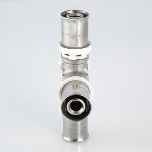 ᐉ Крестовина 20 мм для труб из сшитого полиэтилена и металлопластиковых 20(2,0) VALTEC равнопроходная / Пресс-фитинг для соединения трубопровода ✔️ фото | ⏩ Pro-Greem