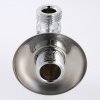 ᐉ Вентиль с фильтром 1/2" х 3/8" нр-нр для подкл. с/т приборов,смесителя или сантехники с гибкой подводкой VALTEC, латунный с декоративной чашей VT.282.GBC.0403 ✅ фото | VALTEC ⭐ Pro-Greem