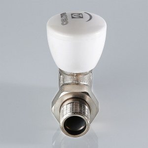 ᐉ Клапан радиаторный прямой 1/2" вн.-нар. Kvs 0,4-1,8 VALTEC ручной / Компактный регулирующий вентиль ДУ 15 для радиатора отопления с полусгоном ✔️ фото | ⏩ Pro-Greem