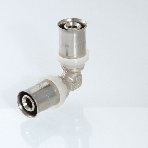 ᐉ Пресс-угольник для металлопластиковых труб и сшитого полиэтилена 16 (2,0) VALTEC / Пресс-фитинг угловой для соединения трубы под углом 90 градусов ✔️ фото | ⏩ Pro-Greem