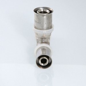 ᐉ Тройник 26х26х20 мм VALTEC для труб из сшитого полиэтилена и металлопластиковых 26(3,0), 20(2,0) / Пресс-фитинг переходной ✔️ фото | ⏩ Pro-Greem