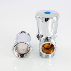 ᐉ Кран-тройник для воды 3/4" вн-нар-нар с удлинителем VALTEC латунный / Вентиль для подключения смесителя, стиральной и посудомоечной машины ✔️ фото | ⏩ Pro-Greem