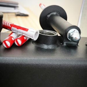 ᐉ Универсальный распределительный коллектор Север KV4 (4 контура) до 70 кВт, 1 1/4" x 1" для котла, насосных групп (вертикальный, квадратный профиль) ✔️ фото | ⏩ Pro-Greem