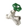 Вентиль 3/4" вн.-вн. с косым фильтром VALTEC прямой латунный / Запорно-регулировочная арматура для воды ДУ 20 для системы отопления и водоснабжения