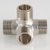 ᐉ Крестовина для труб двухплоскосная 1/2" нар.р. VALTEC, латунный / Резьбовой фитинг ДУ 15 для подключения труб системы отопления и водоснабжения VTr.661.N.0004 ✅ фото | VALTEC ⭐ Pro-Greem