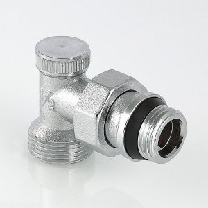 ᐉ Клапан настроечный радиаторный 1/2" x 3/4" Евроконус угловой VALTEC / Регулирующий вентиль с полусгоном на обратку для подключения радиатора ✔️ фото | ⏩ Pro-Greem