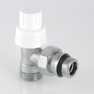 ᐉ Клапан термостатический угловой радиаторный 1/2"x3/4" Евроконус VALTEC / Регулирующий кран для подключения радиатора отопления с полусгоном ✔️ фото | ⏩ Pro-Greem