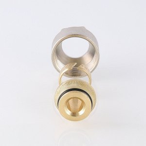 ᐉ Евроконус 3/4" для труб из сшитого полиэтилена 16x2,0 мм VALTEC / Обжимной латунный фитинг с накидной гайкой для подключения коллектора теплого пола ✔️ фото | ⏩ Pro-Greem
