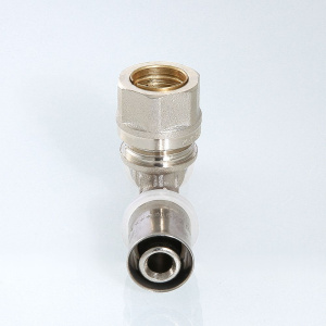 ᐉ Пресс-тройник 16 х 15 мм (евроконус под обжим металлической трубы) VALTEC / Фитинг для труб из сшитого полиэтилена и металлопласта 16(2,0) ✔️ фото | ⏩ Pro-Greem