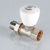 ᐉ Клапан радиаторный прямой 1/2" вн.-нар. Kvs 0,4-1,8 VALTEC ручной / Компактный регулирующий вентиль ДУ 15 для радиатора отопления с полусгоном VT.008.N.04 ✅ фото | VALTEC ⭐ Pro-Greem