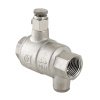 Обратный клапан пружинный 1" VALTEC с воздухоотводчиком и дренажом / Отсекающая арматура на трубу ДУ 25 для защиты от обратного потока воды