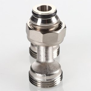 ᐉ Коллекторный разделитель потока на 2 выхода нар.р. 3/4" (евроконус) VALTEC / Гидравлическая стрелка из нержавейки на 2 отвода для коллектора ✔️ фото | ⏩ Pro-Greem