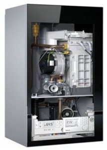 ᐉ Конденсационный газовый котел Buderus Logamaх Plus GB172i-42 Black [42 кВт] ✔️ фото | ⏩ Pro-Greem