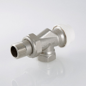 ᐉ Клапан угловой термостатический радиаторный 1/2" вн-нар осевой VALTEC с полусгоном для бокового подключения радиатора отопления ✔️ фото | ⏩ Pro-Greem