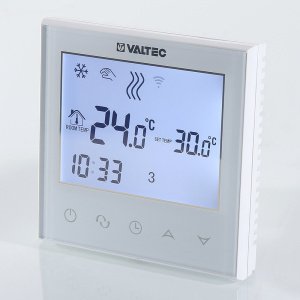 ᐉ Термостат комнатный с Wi-Fi, датчиками t воздуха и пола VALTEC электронный 220В / Хронотермостат для теплого пола, радиаторов с 2-я датчиками ✔️ фото | ⏩ Pro-Greem