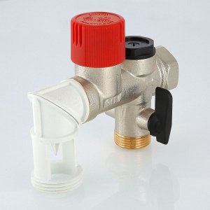 ᐉ Группа безопасности бойлера 3/4" (+ переход на 1/2") 7 бар VALTEC / Защита водонагревателя: шаровой кран, обратный и предохранительный клапаны, сифон ✔️ фото | ⏩ Pro-Greem