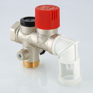 ᐉ Группа безопасности бойлера 3/4" (+ переход на 1/2") 7 бар VALTEC / Защита водонагревателя: шаровой кран, обратный и предохранительный клапаны, сифон ✔️ фото | ⏩ Pro-Greem