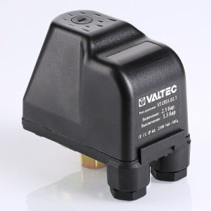 ᐉ Реле давления воды для насоса 1/4" вн.р. 1-5,3 бар VALTEC 220В / Устройство защиты насосного оборудования от "сухого хода" и перегрева двигателя ✔️ фото | ⏩ Pro-Greem
